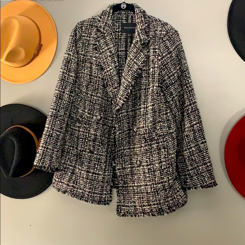 Banana Republic Tweed Blazer